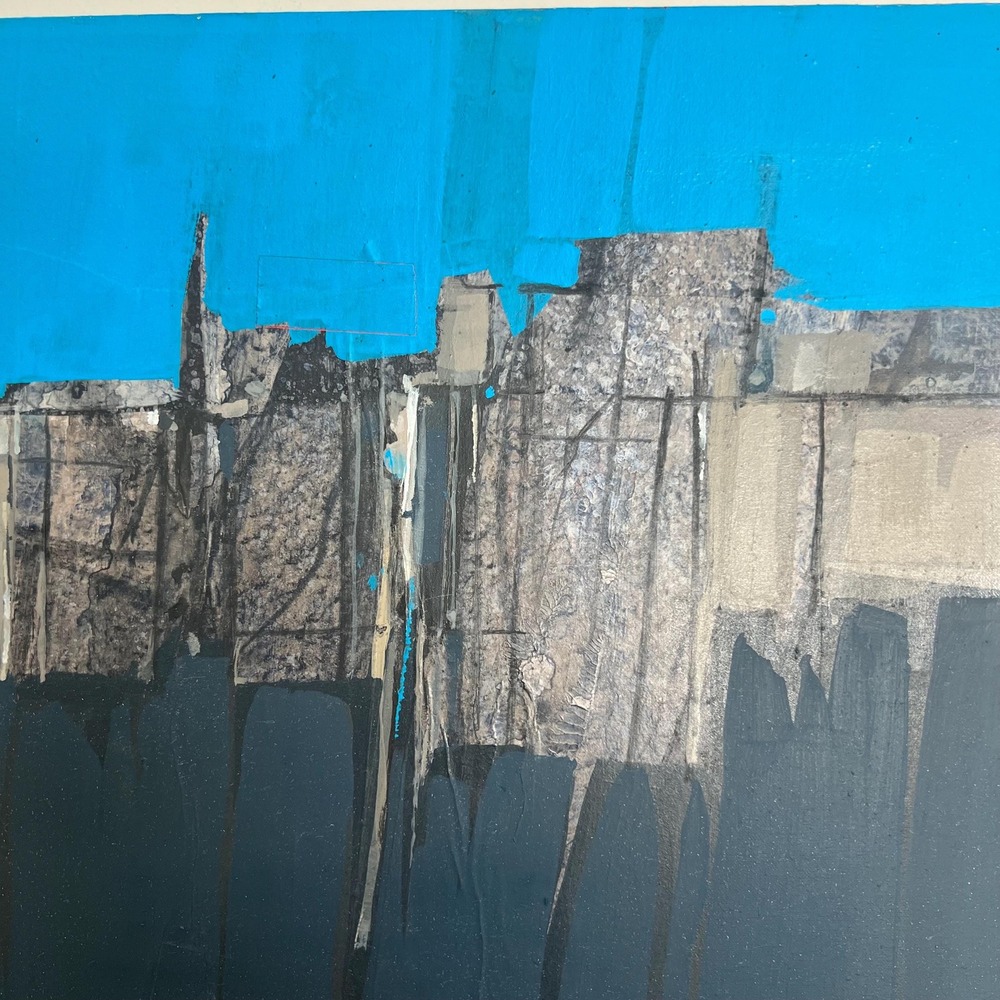 Mixed Medium painting "Ancient Walls" by Donald Louthian - Picture 2 of 11